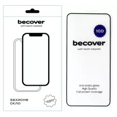 Захисне скло BeCover для Samsung Galaxy S24 FE SM-S721 10D Black (712486)