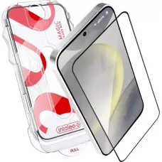 Захисне скло з аплікатором Intaleo MagicBox для Samsung Galaxy S24 Plus Black (4820266742881)