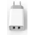 Мережевий зарядний пристрій ColorWay 2USB AutoID 2.1A 10W White (CW-CHS015-WT)