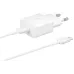 Мережевий зарядний пристрій Samsung 15W Power Adapter (w/o cable) White (EP-T1510NWEGRU)