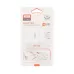 Мережевий зарядний пристрій XO L99 2.4A 1USB + Type-C White