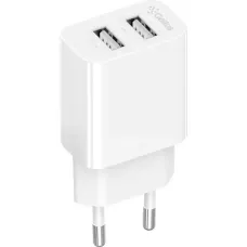 Мережевий зарядний пристрій Gelius Simple GP-HC059 (2 USB/2.4A) White