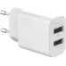 Мережевий зарядний пристрій Gelius Simple GP-HC059 (2 USB/2.4A) White