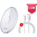 Бездротовий зарядний пристрій Essager Desktop Mgnetic Phone Charger 15W (EWXZMX-JMB02)