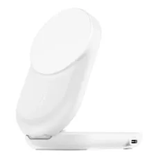 Бездротовий зарядний пристрій Belkin UltraCharge 2-in-1 Foldable Magnetic 25W White (WIZ039KQWH)