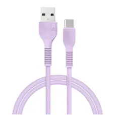 Кабель ACCLAB AL-CBCOLOR-T1PP USB to Type-C 1,2м (Violet)