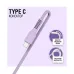 Кабель ACCLAB AL-CBCOLOR-T1PP USB to Type-C 1,2м (Violet)