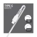 Кабель ACCLAB AL-CBCOLOR-T1WT USB to Type-C 1,2м (White)