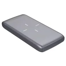 Універсальна мобільна батарея PLATINET 10000mAh QI WIRELESS CHARGING 10W Type-C PD Quick Charge 3.0 Black [44998]