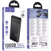 Повербанк Hoco J159 Essence 22.5W + PD20W з LED-індикацією заряду (10000 mAh) Black (715940)