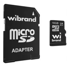 Карта пам'яті micro-SDHC Wibrand 16Gb class10