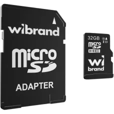 Карта пам'яті Wibrand 32 GB microSD UHS-I Class 10 (WICDHU1/32GB-A)