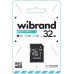 Карта пам'яті Wibrand 32 GB microSD UHS-I Class 10 (WICDHU1/32GB-A)