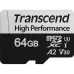 Карта пам'яті Transcend 64 GB microSDXC UHS-I 350V High Endurance + SD Adapter (TS64GUSD350V)