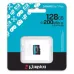 Карта пам'яті Kingston 128 GB microSDXC Canvas Go! Plus UHS-I U3 V30 A2 Class 10 (SDCG4/128GBSP)