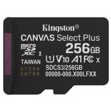 Карта пам'яті Kingston 256 GB microSDXC Canvas Select Plus Gen3 (SDCS3/256GBSP)