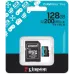 Карта пам'яті Kingston 128 GB microSDXC Canvas Go! Plus UHS-I U3 V30 A2 Class 10 + SD-adapter (SDCG4/128GB)