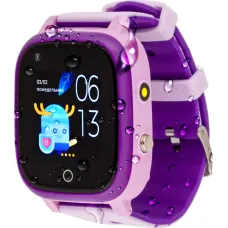 Дитячий смарт годинник AmiGo GO005 4G WIFI Thermometer Purple