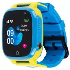 Дитячий смарт годинник AmiGo GO008 GLORY GPS WIFI Blue-Yellow