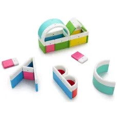 Магнітний конструктор Kid O АБЕТКА 20 блоків (10454)