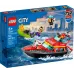 Конструктор LEGO City Човен пожежної бригади