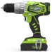 Дриль-шуруповерт ударний акумуляторний Greenworks G24CD